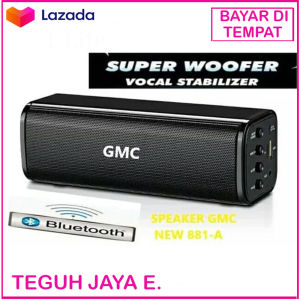 Speaker portable GMC 881A Speaker Multimedia Portable - BLUETOOTH