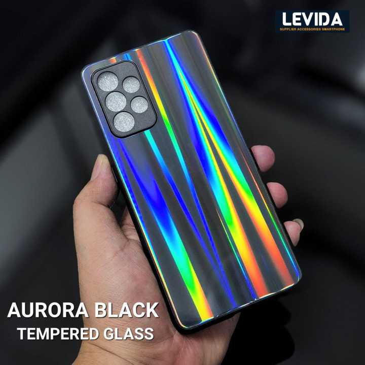 Case Aurora Tempered Glass case Samsung Note 10 Samsung Note 10