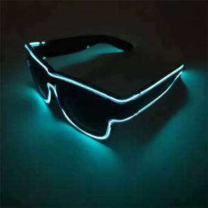 Có thể sạc lại EL không dây phát sáng LED phát sáng Kính phát sáng Neon Lễ hội đám cưới Rave Ủng hộ bữa tiệc Vũ trường Đồ dùng hộp đêm 2026