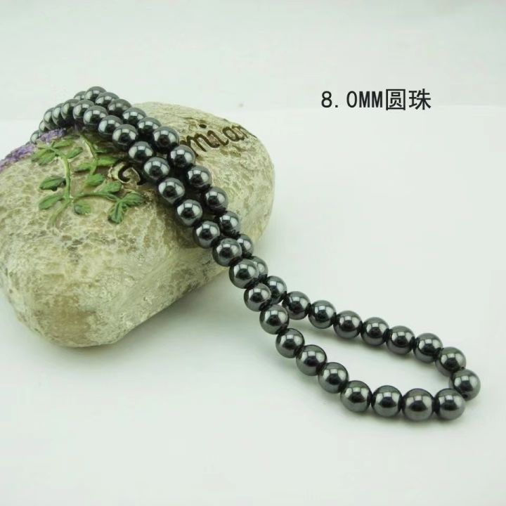 Terahertz Necklace hematite Necklace energy stone bead sweater