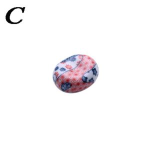 ZYJC SHOP Thỏi Trang trí nội thất Lên đỉnh 6 kiểu tiếng Nhật Dụng cụ nhà bếp Giá đỡ ngã ba Cái thìa Gốm sứ Giá đỡ đũa