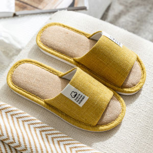 รองเท้าแตะ  รองเท้าใส่ในบ้าน สไตล์ญี่ปุ่น รองเท้าแตะผ้าลินิน รองเท้าใส่ในออฟฟิศ รองเท้าแตะ