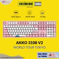 Bàn phím cơ AKKO 3108 v2 World Tour Tokyo (Akko switch v2 / v3). 