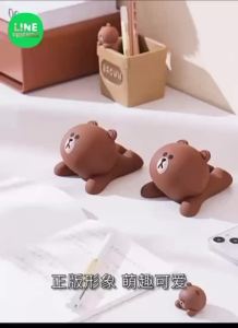 Line Friends Phone Holder Stand Pad Holder Brown Figurine