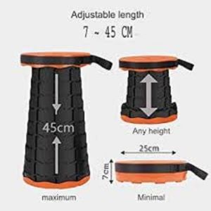 Portable Kursi Outdoor Bangku Lipat Tahan Beban 100KG KOKOH&Kuat Bangkuk Lipat