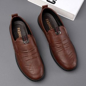 supercomfort Mens slip-on business casual leather shoes Comfortable to Wear