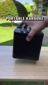Mini Karaoke Set Bluetooth Speaker Portable Karaoke System with 2 Wireless Mic KTV Home Set for Family / Outdoor / Party / Singing藍牙 音箱 家用