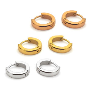 Bông tai nữ titan cao cấp dễ thương khoen tròn- BTTTNULC