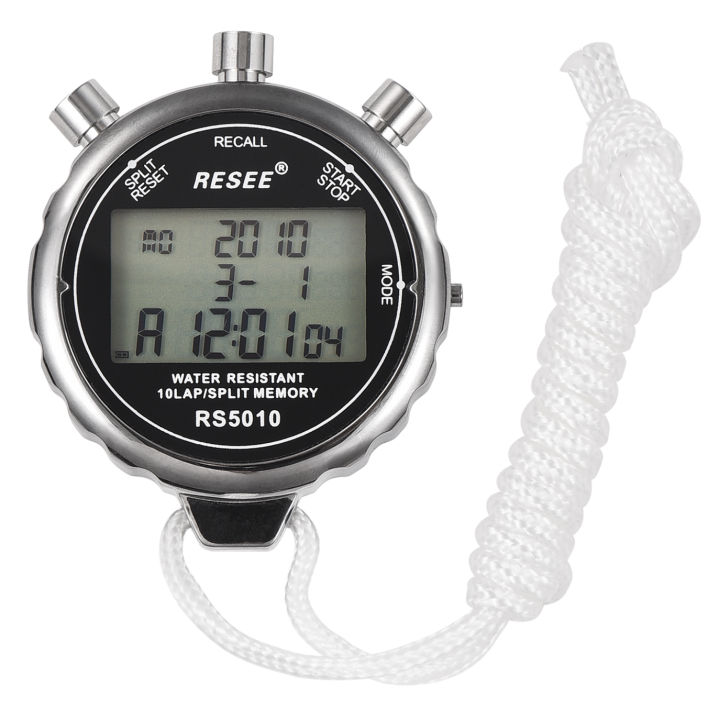 Lixada Field 1/100 Timer 10 And Field Stopwatch Second Countdown Power Stop Recall Power W/countdown Stop Watch W/ Countdown Hxber Qaohe Twirltide