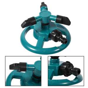 PROMO LIUYI Penyiram Tanaman Otomatis Putar 360 Derajat 3 Sprinkler Kincir Air Putar Petani Murah