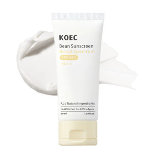 KOEC Soybean Milk Cream SPF50 Summer lotion is refreshing light breathable and moisturizes the skin