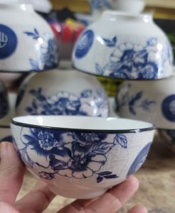 BỘ 10 CHÉN NHỎ ĐỰNG NƯỚC TƯƠNG NƯỚC MẮM – HỌA TIẾT CHỮ PHÚC