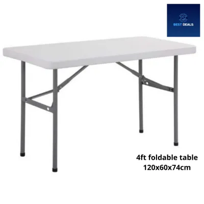 4ft foldable table heavy duty