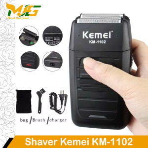 SHAVER KEMEI KM-1102 RECHARGER ALAT CUKUR KUMIS & JENGGOT