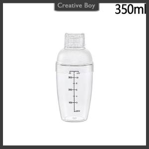 [Creative] Plastic Cocktail Shaker Hand Shaker Cup with Scales 350ml 530ml 700ml 1000ml Milk Tea Wine Drink Shaker Mixer Bar Tool