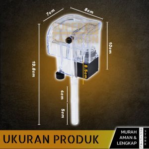 Filter Air Aquarium Skimmer Gantung 3W 250L/Jam Penyaring Akuarium Aquascape