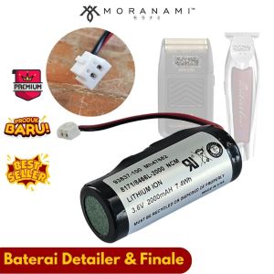 BATERAI TRIMMER DET4ILER CORDLESS SHAVER FINALE ALAT CUKUR RAMBUT