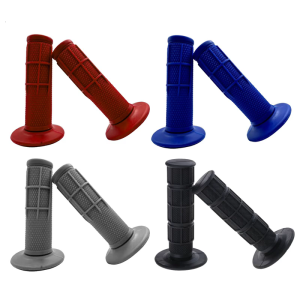 1 Pair Rubber Handlebar Grips Handle Grips Motocross Throttle Bar Grips Universal Replacement Pit Bike Handle Bar Grips