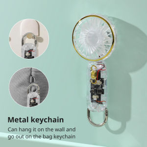 20000mAh Mini Portable Fan Rechargeable USB Fan Low Noise Mini Clip Fan Portable Stroller Fan with Night Light Kipas 风扇