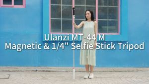Ulanzi MT-44M Auto Open Magnetic Tripod Selfie Stick Dual Mount for Phone Camera Vlog