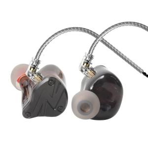 High Resolution Earphones 10mm Dynamic Driver 4 Balanced Armatures Resin Housing