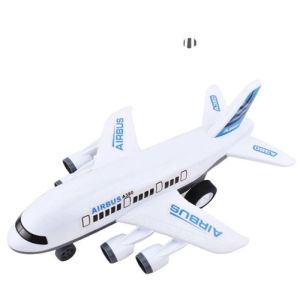 CuddleCove Airplane Model Kits Simulate A380 Passenger Plane Model Kids Learning Toddler Toys Boy Gift