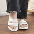 slipper for women 2025 new fttilop Womens fashion slippers sandals simple strap velcro slippers. 