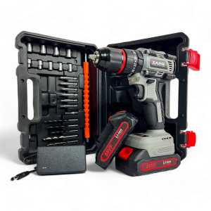 APR BOR impact drill TYPE AP34+ 13mm 2baterai lxt 88v mesin bor besi kayu driver sekrup drill