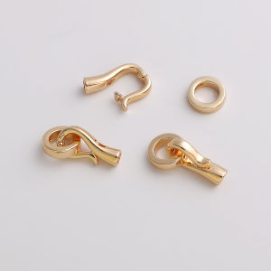 1 cái mạ đồng fishhook hình vòng móc nối ngọc trai End khóa cho vòng tay thủ công vòng cổ bông tai Keychain tự làm thủ công làm đồ trang sức