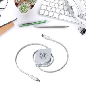 PD 60W USB C Retractable Data Cable Fast Charging Cord for Type C MobilePhone Switches Tablets