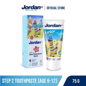 [ BISA COD ] Jordan Toothpaste Step 2 New Permanent Teeth / sikat gigi / bersihkan gigi dan gusi