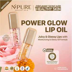 NPURE Power Glow Lip Oil Juicy & Glassy Moisturizing Lip Gloss Hydrathing Lip Base