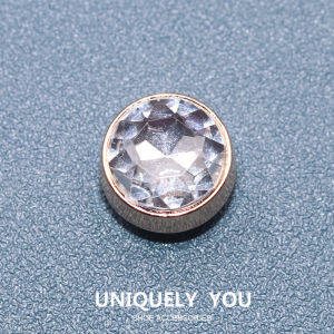 Metal jibbitz charm Shoe Buckle Shoe Accessories Colorful Sapphire Blue Diamond Red Diamond Purple Diamond Fashion Shoes Accessories