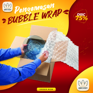 Decozy Pengemasan Bubble Wrap packing bubble wrap pembungkus plastik pembungkus pengaman pengiriman pembungkus barang kiriman pengemasan pembelian packing plastick ringan bungkus plastik pengaman pengiriman ringan pengemasan bungkus plastik Dezy 3