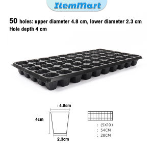 ItemMart Seedling Tray 50/72/105 Holes Garden Trays Strength Seed Germination Plant Flower