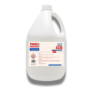 TONI MURIATIC ACID HOUSEHOLD GRADE 15-16% CONCENTRATION LEVEL HEAVY DUTY MULTI PURPOSE CLEANER