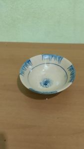 Set 10 Tô loe kiểu xưa phết xanh loại nhỏ 14 cm