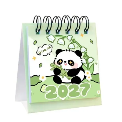 PDWATCHES Paper 2027 Desk Calendar Date Checking Portable Portable Calendar Decorative Display Daily Planner Calendar Daily Schedule Planning