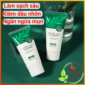Sữa Rửa Mặt LAIKOU Chiết Xuất Tràm Trà & Thảo Mộc Tuýp 50g – Loại Bỏ Dầu Nhờn Bụi Bẩn Làm Sạch Sâu Lỗ Chân Lông Se Khít Da Mịn Màng Sáng Mịn