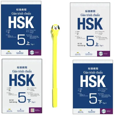 Sách - Giáo trình chuẩn HSK 5 ( bản đen trắng kèm Audio nghe)