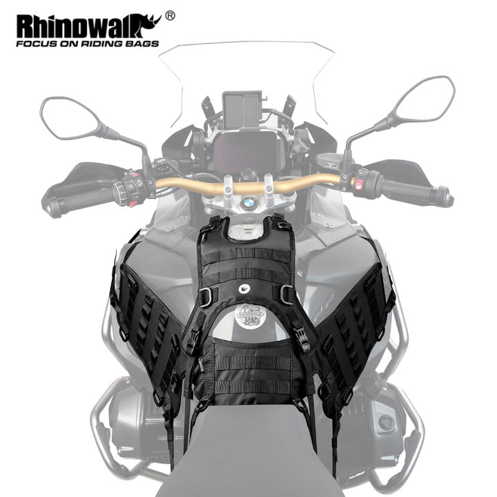 Rhinowalk Motorcycle Tactical Vest Set Motorcycle Tank Bag Base and