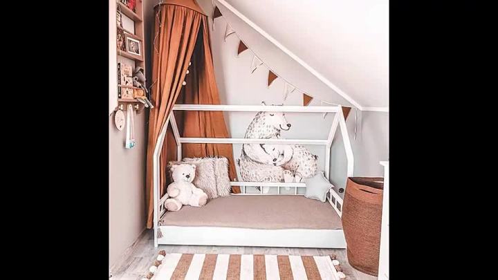 Bed For Kids Pine Wood Montessori Children
