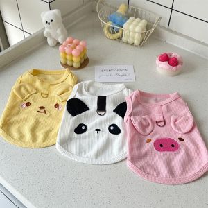 OWMXZL Breathable Cat Vest Elastic Cotton Pet Cloths 2024 Soft Dog Outfits Small Medium Dogs