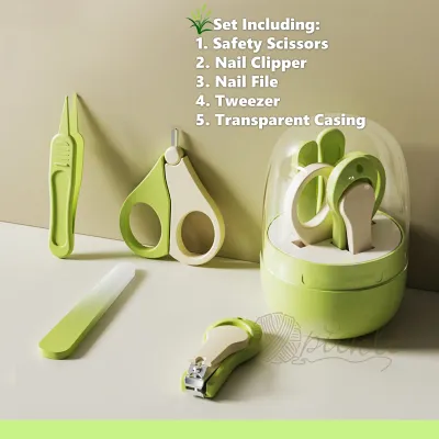 [SG Stock] Baby Nail Clipper Baby Grooming Set 4-in-1 /6-in-1 With Case