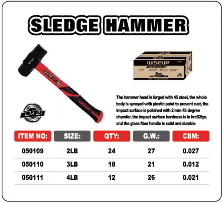 FIBER GLASS HANDLE Sledge Hammer | Lazada PH