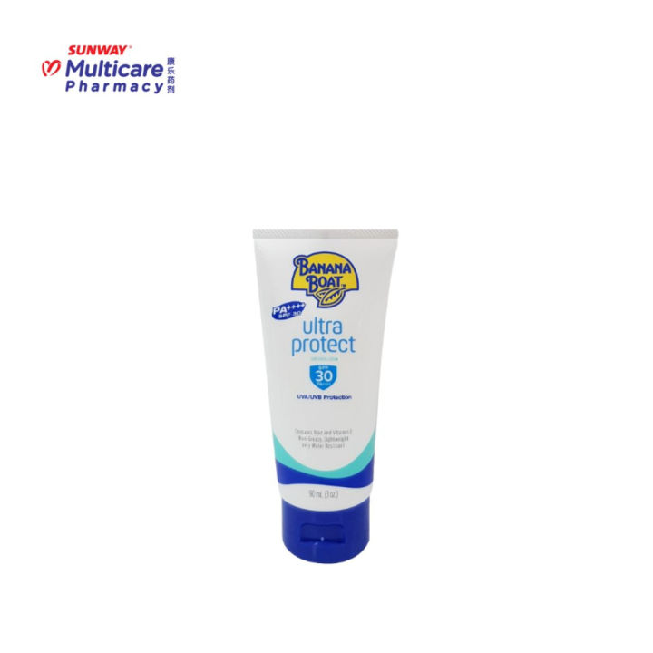 Banana Boat Ultra Protect Sunscreen Lotion PA++++ SPF30 (90ML) Lazada