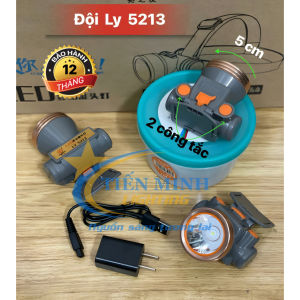 Đèn Đội Đầu LY-5213 (100W) Chóa Đèn 5cm. 3 chế độ sáng mạnh/nhẹ/yếu ánh sáng trắng