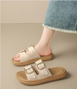 [Free Shipping] Thick-soled womens outdoor summer sandals 2026 new model soft-soled lightweight beach half-slippers sandals