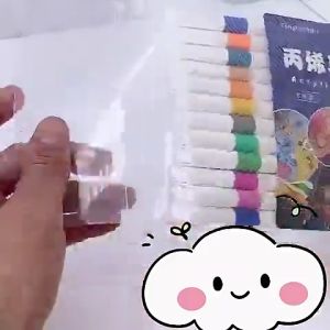 Acrylic Marker Pen Coloring Pen Waterproof Highlight Acrylic Marker Office Supplie