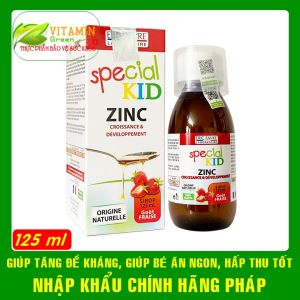 Special Kid Zinc bổ sung kẽm giúp tăng sức đề kháng tăng cường tiêu hóa | Nhập khẩu chính hãng Pháp